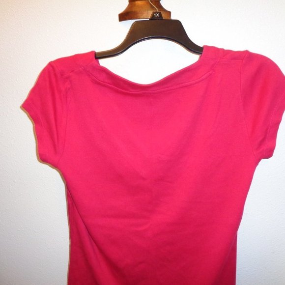 JOE Fresh Women's V-Neck Pink Top Size Large - Picture 7 of 9